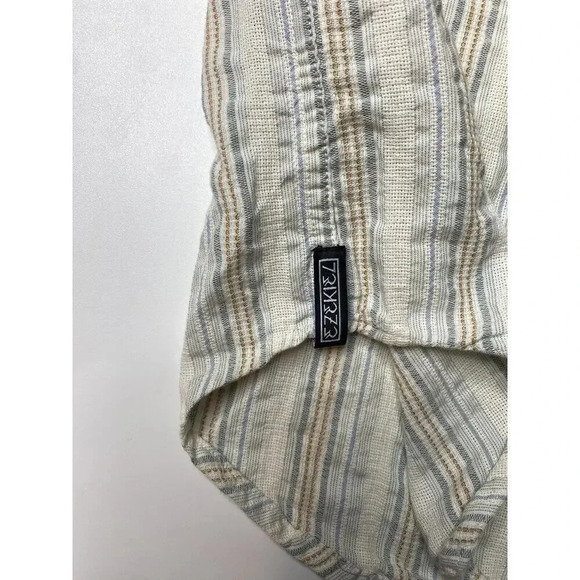 Ezekiel Utah Mens Size Large Striped Shirt Button Up Cotton Lightweight Shirt - Picture 9 of 9
